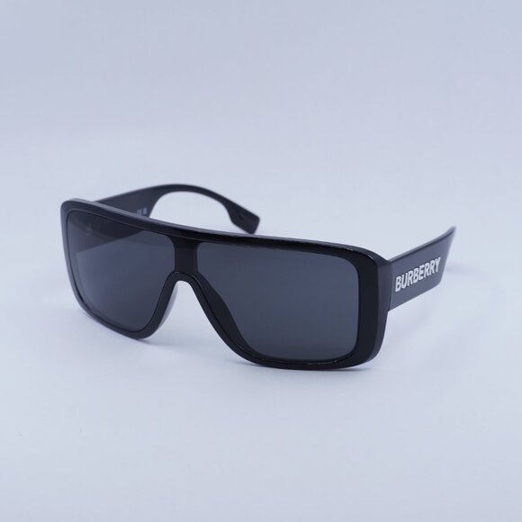 Burberry BE4401U 300187 Sunglasses Black Shield Frame,...
